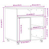 vidaXL Βάση Εκτυπωτή με Ρόδες Sonoma Δρυς 60x50x67 εκ.