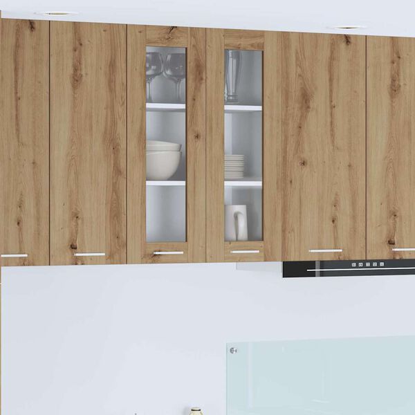 vidaXL &Kappa;&rho;&epsilon;&mu;&alpha;&sigma;&tau;ό &nu;&tau;&omicron;&upsilon;&lambda;ά&pi;&iota; &mu;&epsilon; &pi;ό&rho;&tau;&alpha; Riga Artisan Oak 60 x 31 x 80 &epsilon;&kappa;.