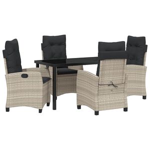 vidaXL &Sigma;έ&tau; &phi;&alpha;&gamma;&eta;&tau;&omicron;ύ &gamma;&iota;&alpha; &kappa;ή&pi;&omicron; 5 pcs &Alpha;&nu;&omicron;&iota;&chi;&tau;ό &gamma;&kappa;&rho;&iota; &sigma;&upsilon;&nu;&theta;&epsilon;&tau;&iota;&kappa;ό &rho;&alpha;&tau;ά&nu;