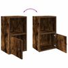 vidaXL Βιβλιοθήκη Καπνιστή Δρυς 31x24x52 εκ. από Επεξεργασμένο Ξύλο