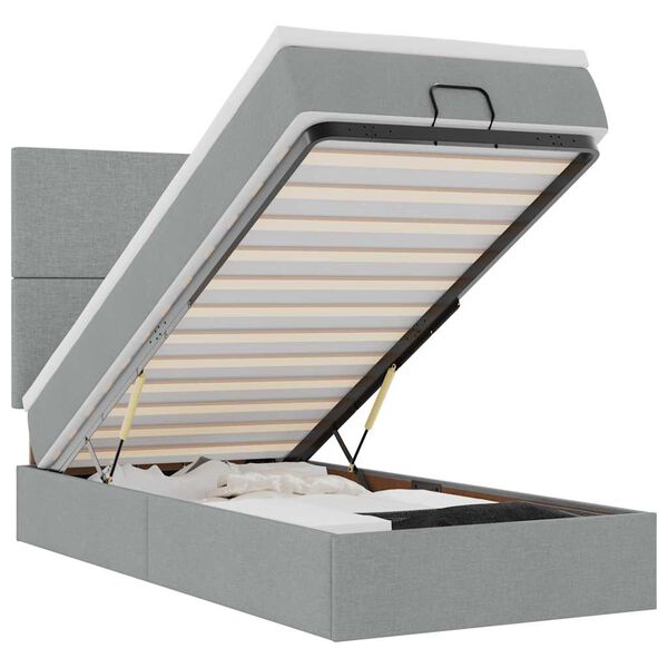 vidaXL &Omicron;&theta;&omega;&mu;&alpha;&nu;&iota;&kappa;ό &kappa;&rho;&epsilon;&beta;ά&tau;&iota; &mu;&epsilon; &sigma;&tau;&rho;ώ&mu;&alpha; & LEDs &Alpha;&nu;&omicron;&iota;&chi;&tau;ό &gamma;&kappa;&rho;&iota; 80x200cm ύ&phi;&alpha;&sigma;&mu;&alpha;