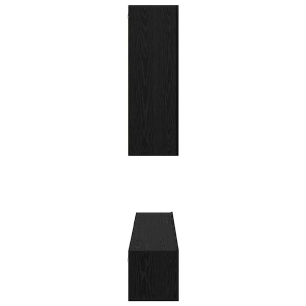 vidaXL Σετ επίπλου τηλεόρασης 6 pcs Μαύρη δρυς 30.5 x 30 x 90 cm