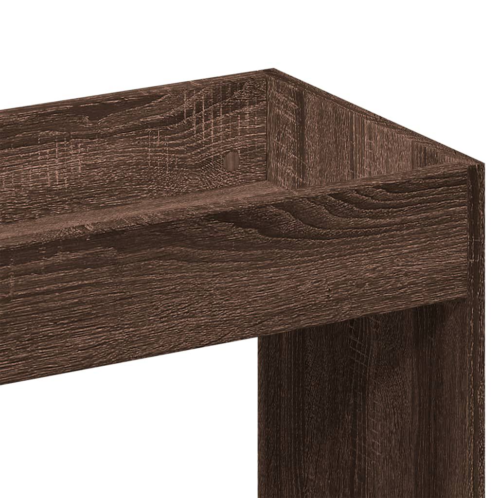 vidaXL Ντουλάπι Καφέ Δρυς 63x33x140 εκ. από Επεξεργασμένο Ξύλο