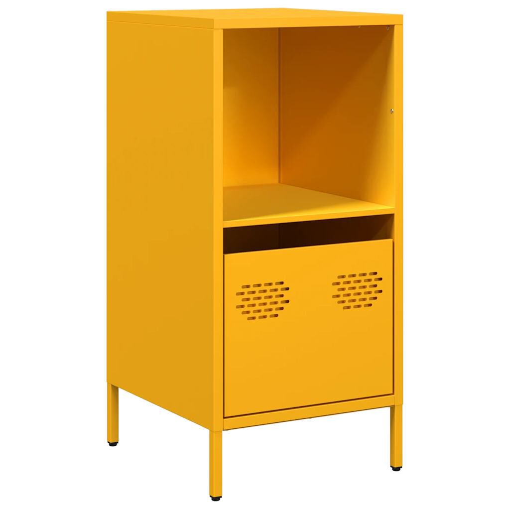 vidaXL Ντουλάπι Μουσταρδί 35x39x73,5 εκ. από Χάλυβα Ψυχρής Έλασης