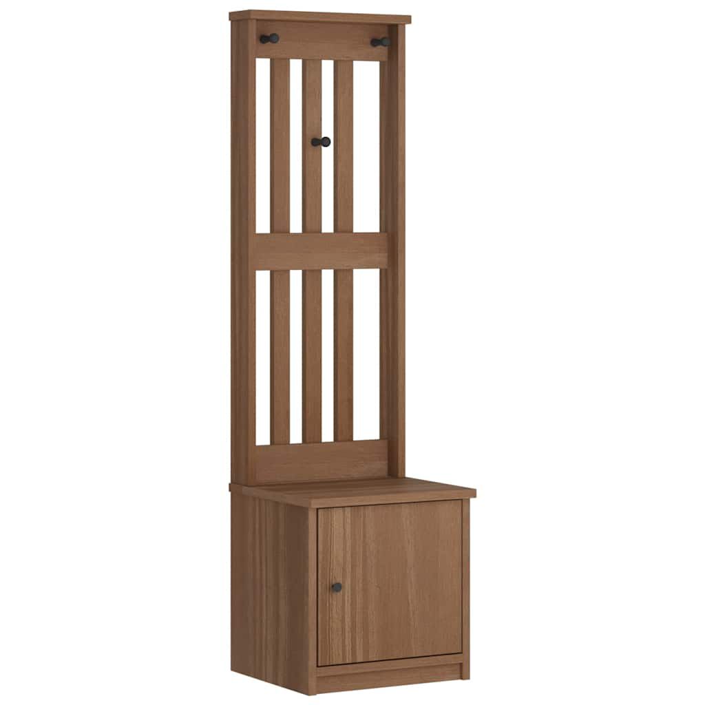 vidaXL Δέντρο χωλ "SANDNES" 45x40x159,5 εκ.Πεύκο μασίφ ξύλο