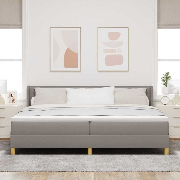 vidaXL &Kappa;&rho;&epsilon;&beta;ά&tau;&iota; &mu;&epsilon; &epsilon;&lambda;&alpha;&tau;ή&rho;&iota;&alpha; &mu;&epsilon; &sigma;&tau;&rho;ώ&mu;&alpha; Taupe 200 x 200 cm &Pi;&omicron;&lambda;&upsilon;&epsilon;&sigma;&tau;έ&rho;&alpha;&sigmaf;