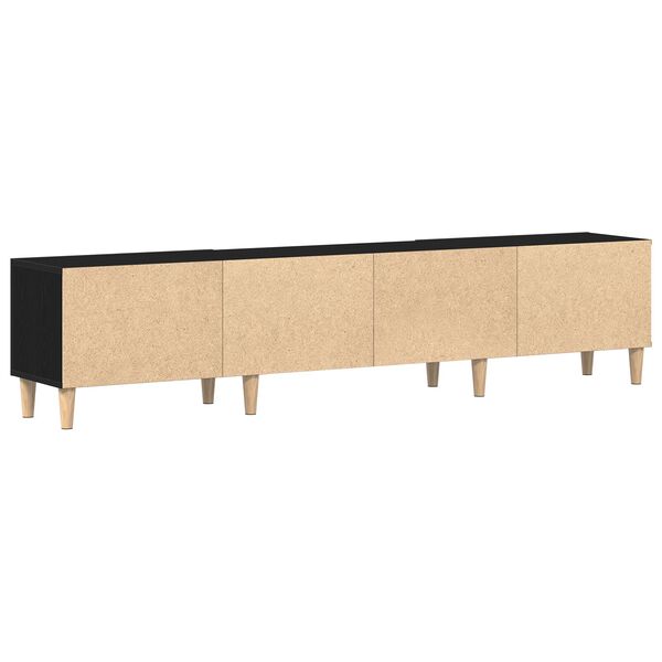 vidaXL Ντουλάπι Τηλεόρασης Μαύρη δρυς 180 x 31.5 x 40 εκ.