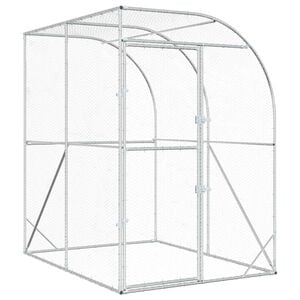 vidaXL &Kappa;&omicron;&tau;έ&tau;&sigma;&iota; &Alpha;&sigma;&eta;&mu;ί 200 x 200 x 215 &epsilon;&kappa; &Gamma;&alpha;&lambda;&beta;&alpha;&nu;&iota;&sigma;&mu;έ&nu;&omicron;&sigmaf; &Chi;ά&lambda;&upsilon;&beta;&alpha;&sigmaf;