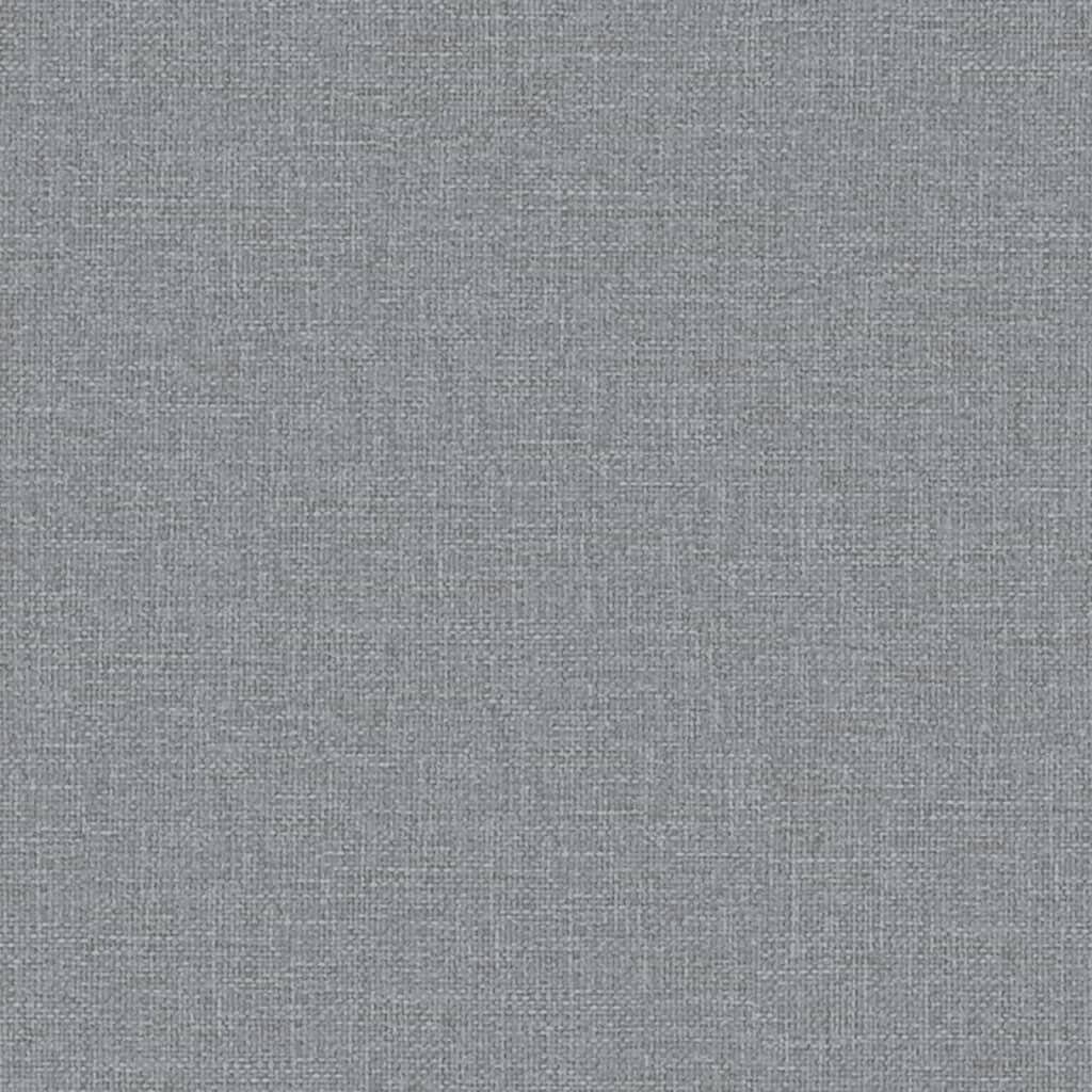 vidaXL Καναπές Κρεβάτι Γωνιακός Αν. Γκρι 255x140x70 εκ. Υφασμάτινος