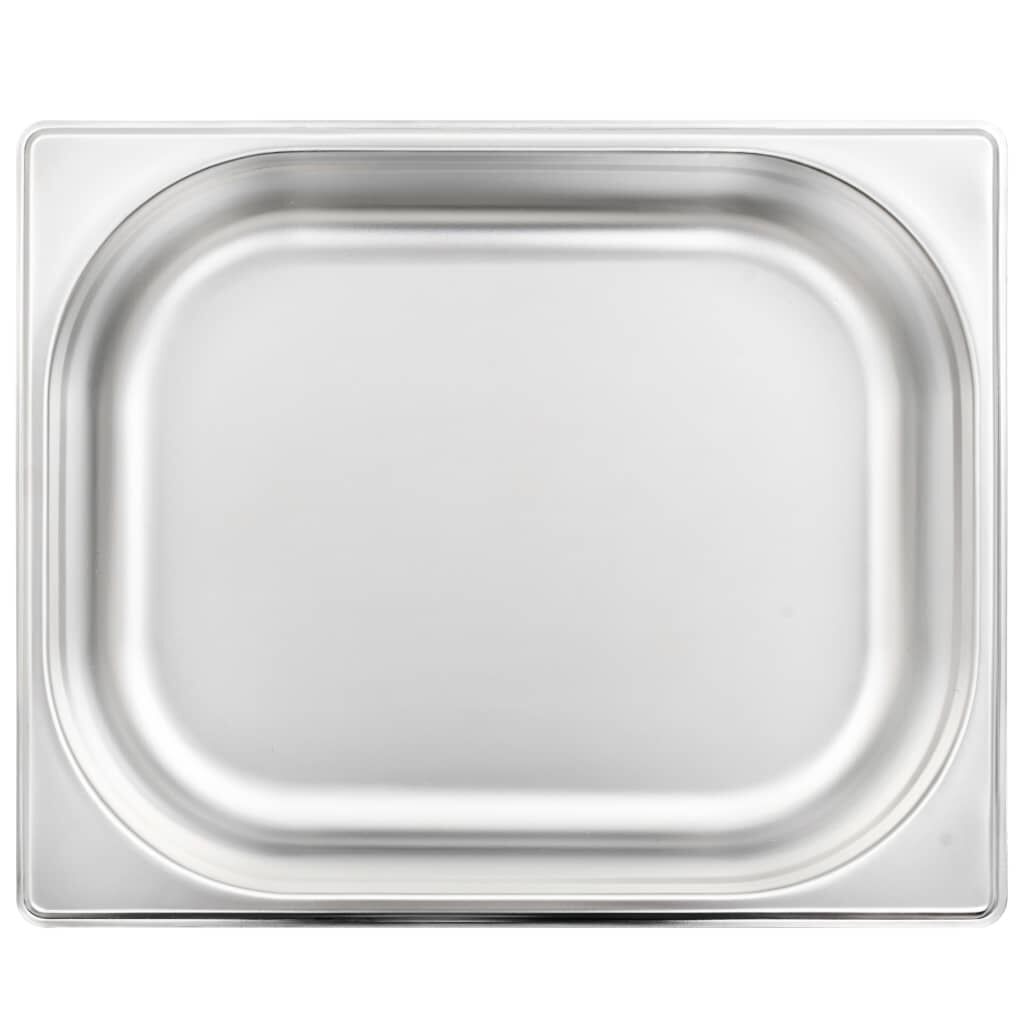 vidaXL Λεκάνες Gastronorm 4 τεμ. GN 1/2 65 χιλ. από Ανοξείδωτο Ατσάλι