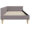 vidaXL &Kappa;&rho;&epsilon;&beta;ά&tau;&iota; &Gamma;&omega;&nu;ί&alpha;&sigmaf; &mu;&epsilon; &kappa;&epsilon;&phi;&alpha;&lambda;ά&rho;&iota; Taupe 90 x 200 cm ύ&phi;&alpha;&sigma;&mu;&alpha;