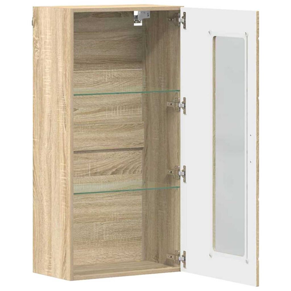 vidaXL Ντουλάπα τοίχου Sonoma Δρυς 55 x 29 x 100 εκ Επεξεργασμένο ξύλο