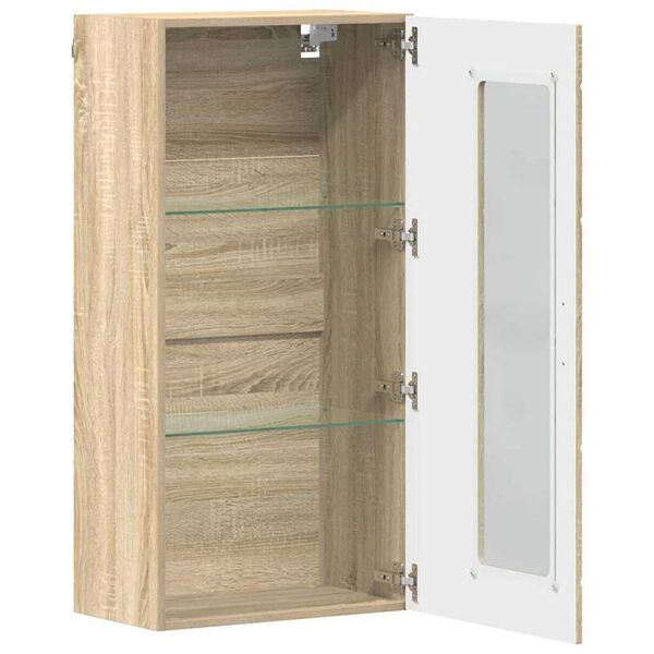 vidaXL Ντουλάπα τοίχου Sonoma Δρυς 55 x 29 x 100 εκ Επεξεργασμένο ξύλο