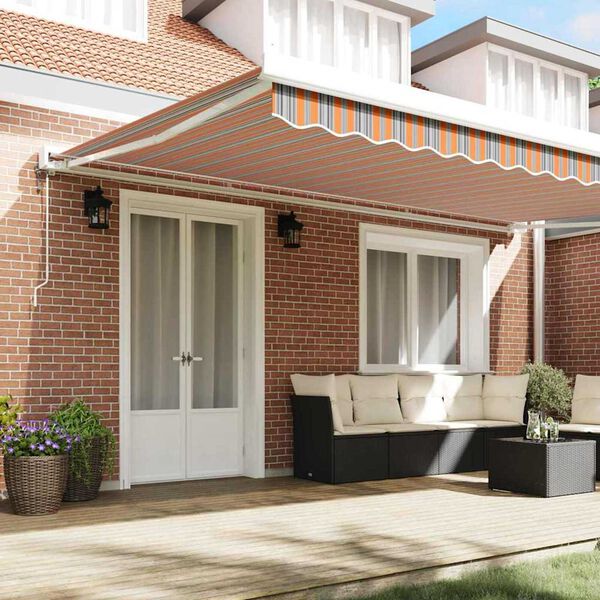 vidaXL Σκηνίτσα Αναδιπλούμενη Πολύχρωμο 500 x 300 εκ Ύφασμα, Μέταλλο