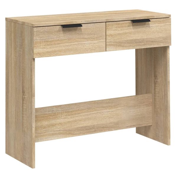 vidaXL Τραπέζι Κονσόλα Sonoma Δρυς 90x36x75 εκ. Επεξεργασμένο Ξύλο