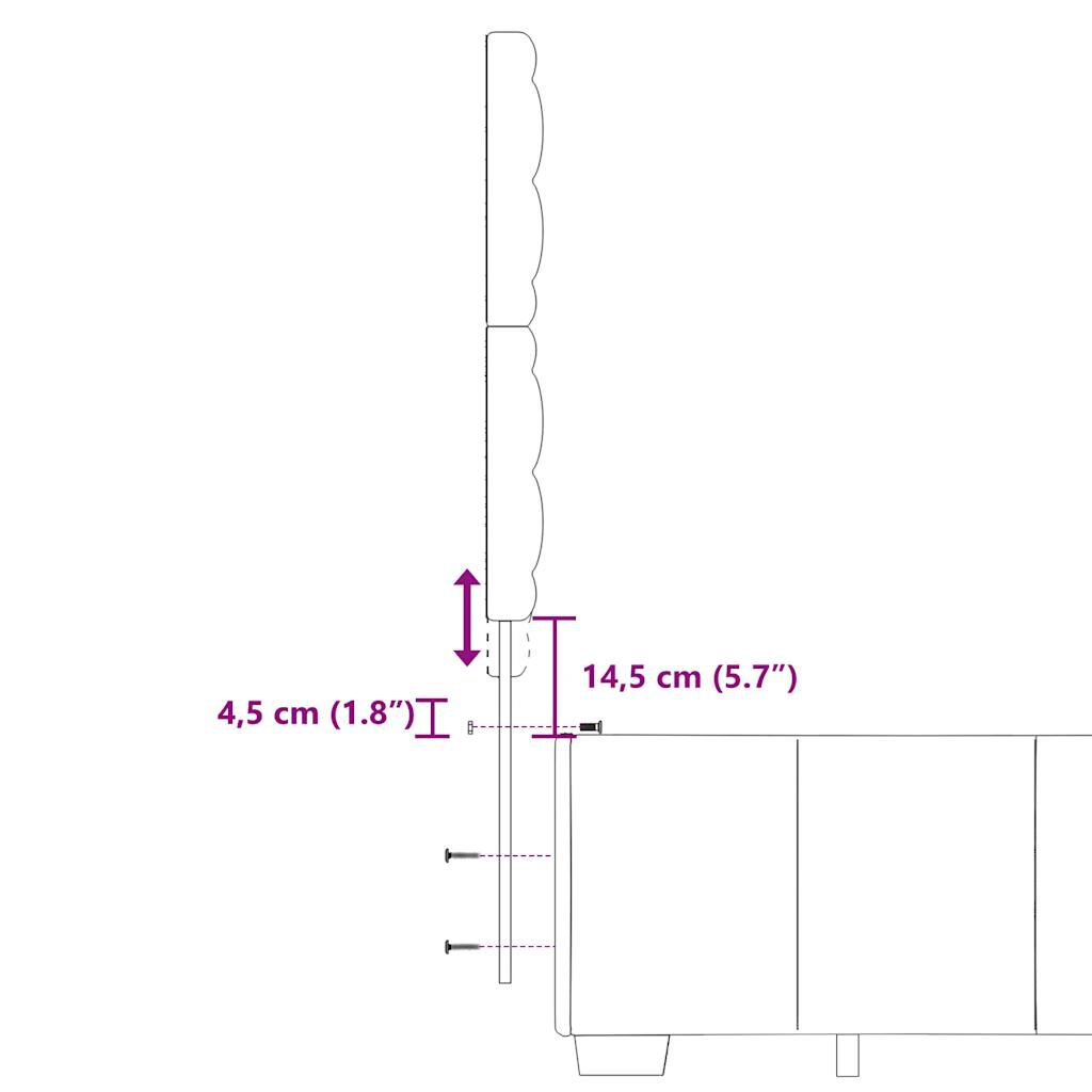 vidaXL Κρεβάτι Boxspring με Στρώμα Ανοιχτό Γκρι 200x200 εκ. Υφασμάτινο