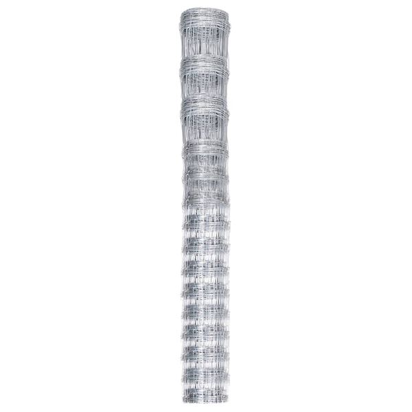 vidaXL Συρματόπλεγμα Περίφραξης Ασημί 50 x 1,6μ. Γαλβανισμένος Χάλυβας