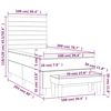 vidaXL &Kappa;&rho;&epsilon;&beta;ά&tau;&iota; Boxspring &mu;&epsilon; &Sigma;&tau;&rho;ώ&mu;&alpha; Taupe 100 x 200 &epsilon;&kappa;. &Upsilon;&phi;&alpha;&sigma;&mu;ά&tau;&iota;&nu;&omicron;
