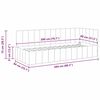 vidaXL Κρεβάτι Γωνίας με κεφαλάρι Τιρκουάζ 80 x 200 cm Βελούδο
