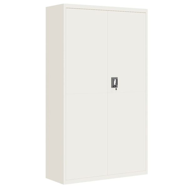 vidaXL Αρχειοθήκη Λευκή 105 x 40 x 180 εκ. Ατσάλινη