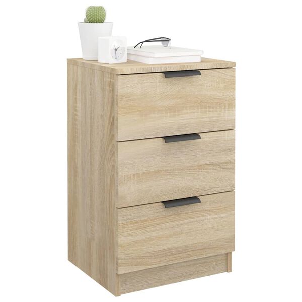 vidaXL Κομοδίνο Sonoma Δρυς 40 x 36 x 65 εκ.