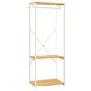 vidaXL &Nu;&tau;&omicron;&upsilon;&lambda;ά&pi;&alpha; &Lambda;&epsilon;&upsilon;&kappa;ή/&Chi;&rho;ώ&mu;&alpha; &Delta;&rho;&upsilon;ό&sigmaf; 60x40x167 &epsilon;&kappa;. &Mu;έ&tau;&alpha;&lambda;&lambda;&omicron; & &Mu;&omicron;&rho;&iota;&omicron;&sigma;&alpha;&nu;ί&delta;&alpha;