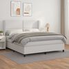 vidaXL &Kappa;&rho;&epsilon;&beta;ά&tau;&iota; Boxspring &mu;&epsilon; &Sigma;&tau;&rho;ώ&mu;&alpha; &Lambda;&epsilon;&upsilon;&kappa;ό 180x200 &epsilon;&kappa;. &Sigma;&upsilon;&nu;&theta;&epsilon;&tau;&iota;&kappa;ό &Delta;έ&rho;&mu;&alpha;