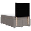 vidaXL &Kappa;&rho;&epsilon;&beta;ά&tau;&iota; Boxspring &mu;&epsilon; &Sigma;&tau;&rho;ώ&mu;&alpha; Taupe 120x200 &epsilon;&kappa;. &Upsilon;&phi;&alpha;&sigma;&mu;ά&tau;&iota;&nu;&omicron;