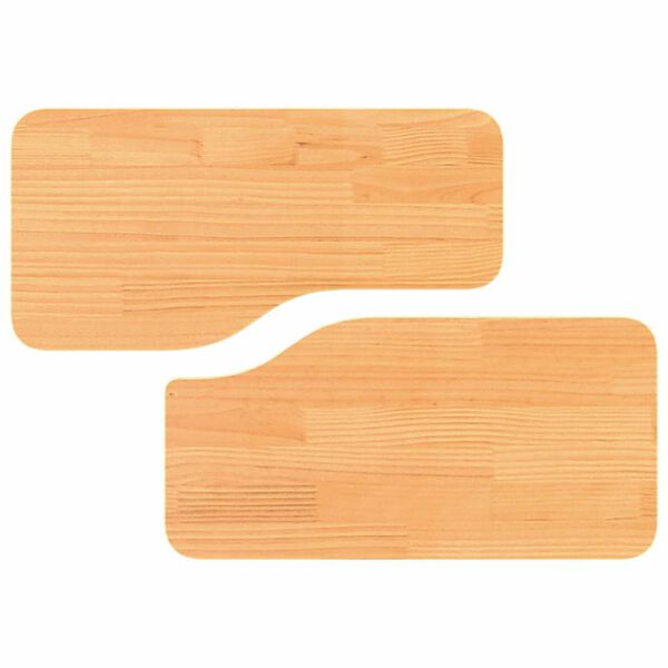 vidaXL Τραπεζάκι σαλονιού 2 pcs Καφέ κεριού 100 x 69 x 35.5 εκατοστά