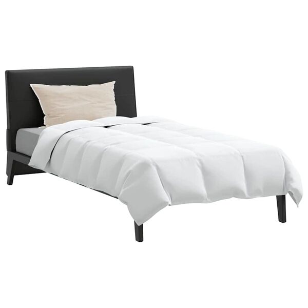 vidaXL Καλοκαιρινό Παπλωματοθήκη με μαξιλάρι 2 pcs Λευκό Φτέρος