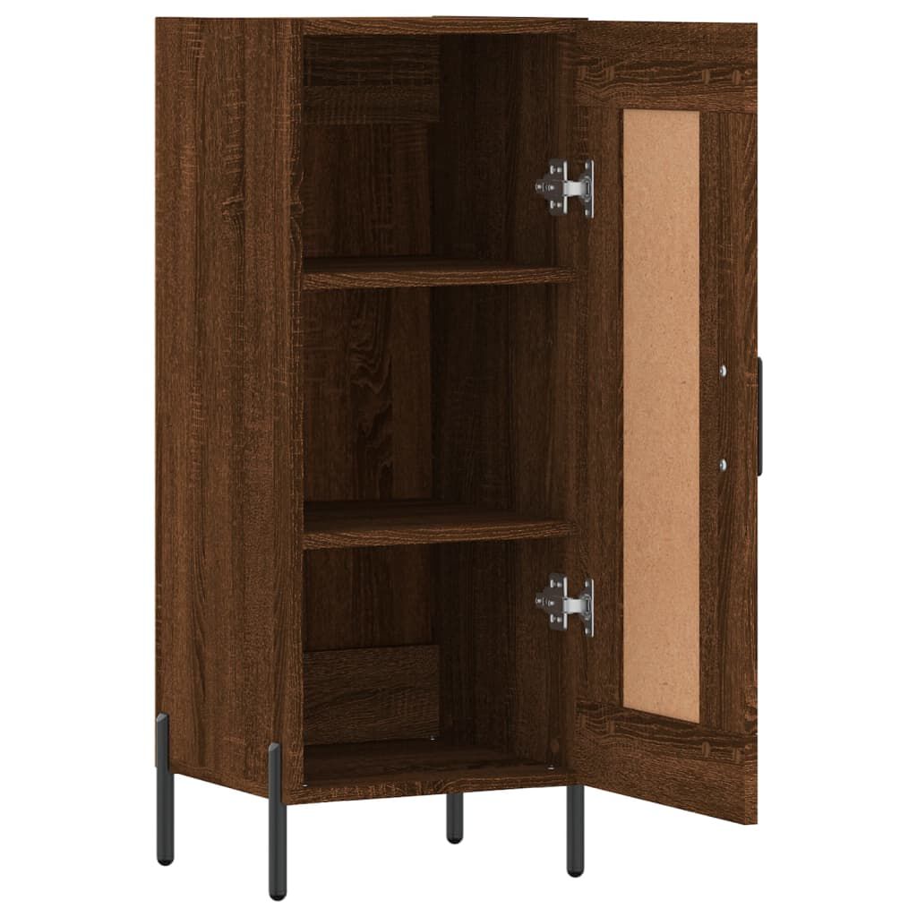 vidaXL Ντουλάπι Καφέ Δρυς 34,5 x 34 x 90 εκ. Επεξεργασμένο Ξύλο