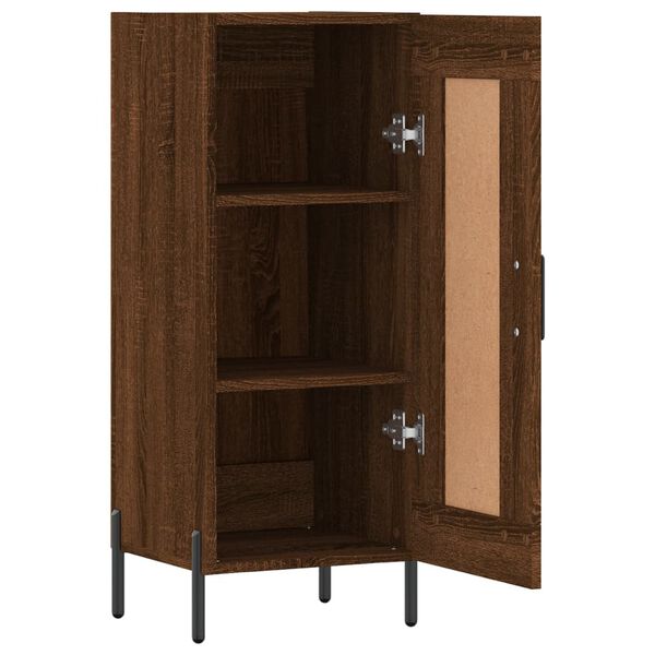 vidaXL Ντουλάπι Καφέ Δρυς 34,5 x 34 x 90 εκ. Επεξεργασμένο Ξύλο