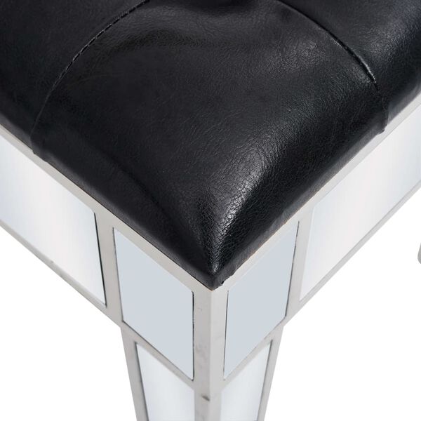 vidaXL Έπιπλο Τουαλέτα Καθρέφτης από MDF & Γυαλί με Σκαμπό