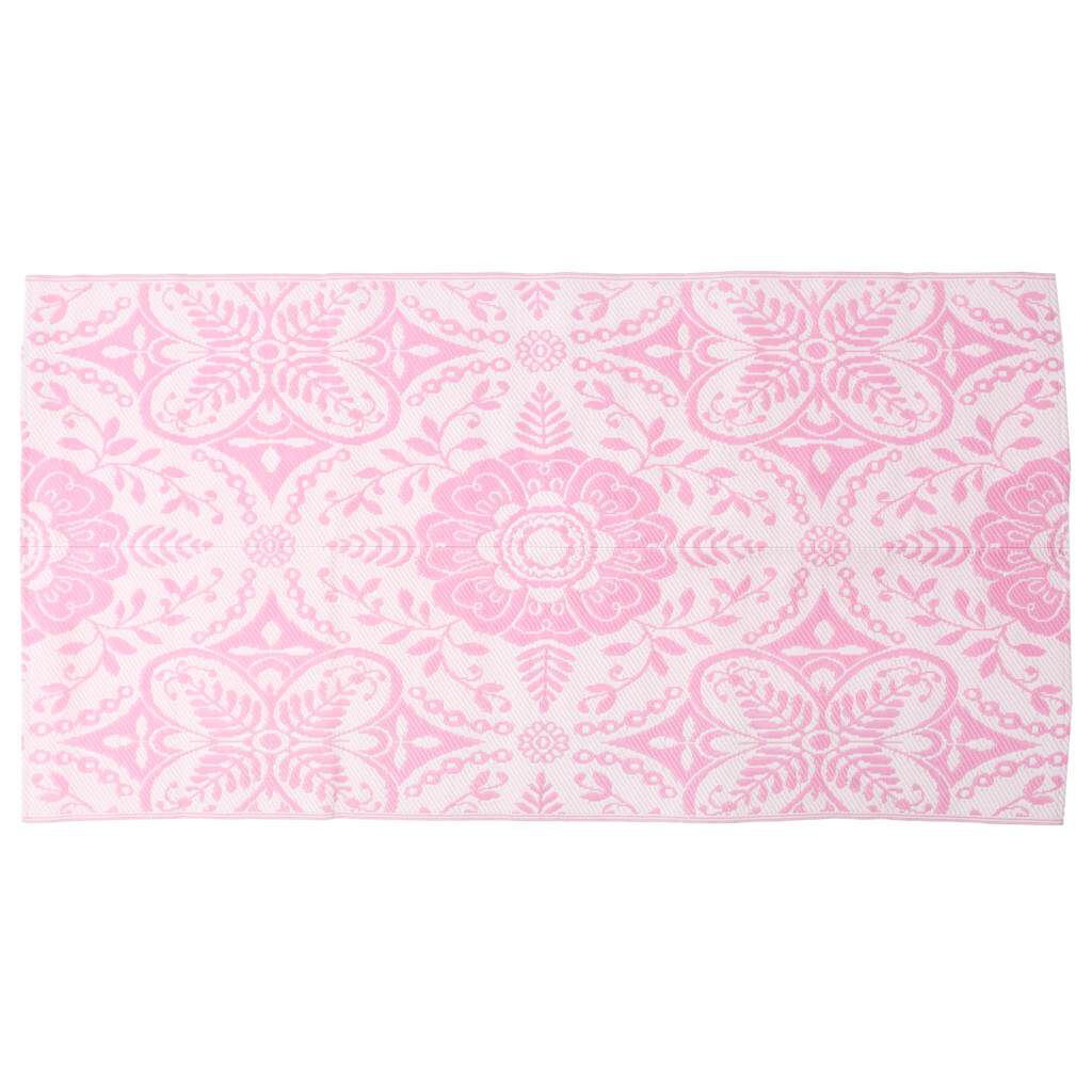 vidaXL Χαλί εξωτερικού χώρου ARAKIL ροζ 120x180 cm PP
