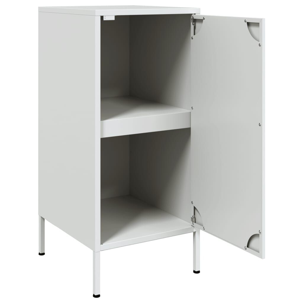 vidaXL Ντουλάπι Λευκό 36 x 39 x 79 εκ. από Χάλυβα