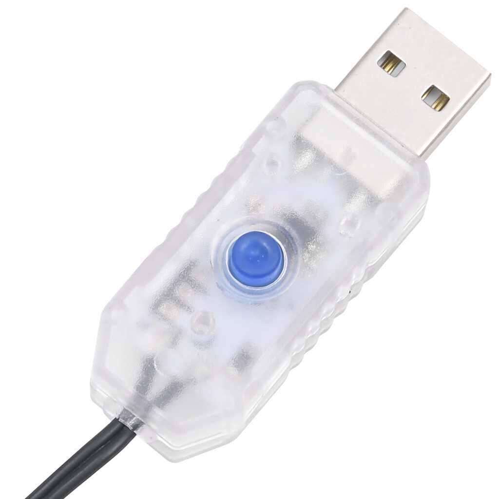vidaXL Χριστουγεννιάτικο δέντρο LED 275 LED μπλε 180 εκ.