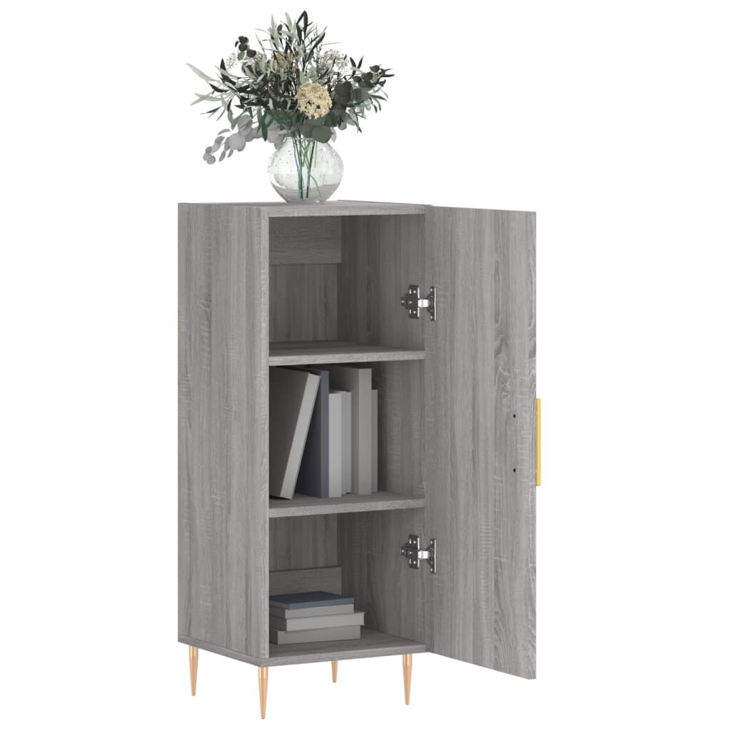 vidaXL Ντουλάπι Γκρι Sonoma 34,5x34x90 εκ. από Επεξεργασμένο Ξύλο