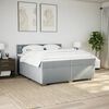 vidaXL &Kappa;&rho;&epsilon;&beta;ά&tau;&iota; Boxspring &mu;&epsilon; &Sigma;&tau;&rho;ώ&mu;&alpha; &Alpha;&nu;&omicron;&iota;&chi;&tau;ό &Gamma;&kappa;&rho;&iota; 200x200 &epsilon;&kappa;. &Upsilon;&phi;&alpha;&sigma;&mu;ά&tau;&iota;&nu;&omicron;