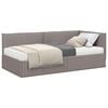 vidaXL &Kappa;&rho;&epsilon;&beta;ά&tau;&iota; &gamma;&omega;&nu;ί&alpha;&sigmaf; &mu;&epsilon; &sigma;&tau;&rho;ώ&mu;&alpha; &mu;&epsilon; &kappa;&epsilon;&phi;&alpha;&lambda;ά&rho;&iota; 2 pcs Taupe &Beta;&epsilon;&lambda;&omicron;ύ&delta;&omicron;