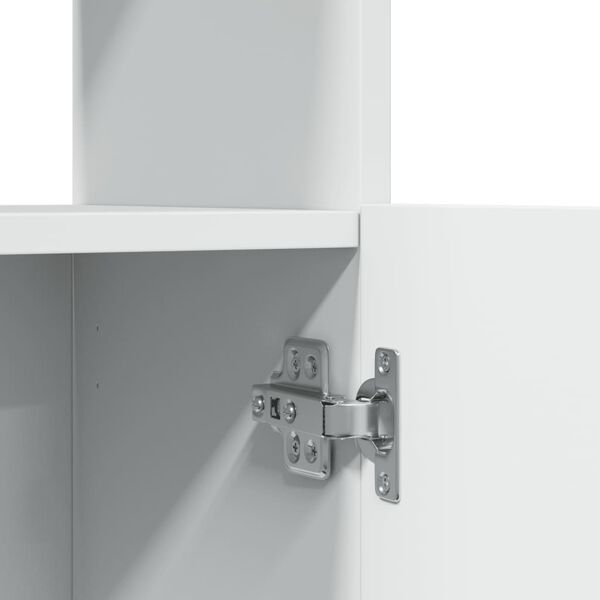 vidaXL Ντουλάπι Λευκό 92x33x140 εκ. από Επεξεργασμένο Ξύλο
