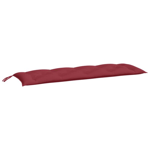 vidaXL Μαξιλάρι Πάγκου Κήπου Μπορντό 150x50x7 εκ. Ύφασμα Oxford