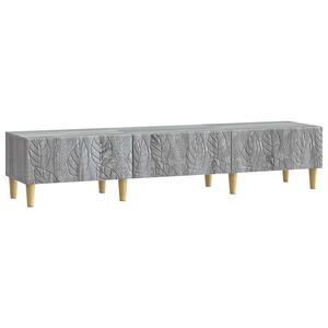vidaXL &Nu;&tau;&omicron;&upsilon;&lambda;ά&pi;&iota; TV 147 x 34,5 x 30 &epsilon;&kappa; &Gamma;&kappa;&rho;&iota; Sonoma &Epsilon;&pi;&epsilon;&xi;&epsilon;&rho;&gamma;&alpha;&sigma;&mu;έ&nu;&omicron; &Xi;ύ&lambda;&omicron;