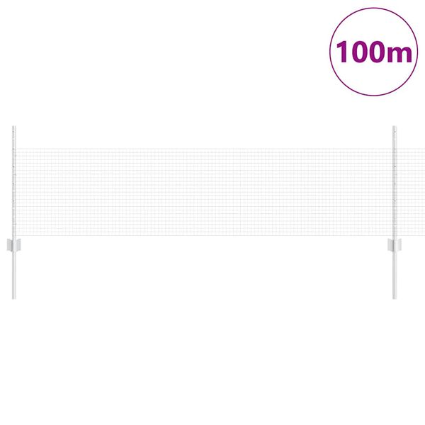 vidaXL &Tau;&epsilon;&nu;&tau;ώ&tau;&omicron; &mu;&epsilon; &sigma;&tau;ή&rho;&iota;&gamma;&mu;&alpha; &Alpha;&sigma;&eta;&mu;ί 0,5 x 100 &mu; &Alpha;&tau;&sigma;ά&lambda;&iota;