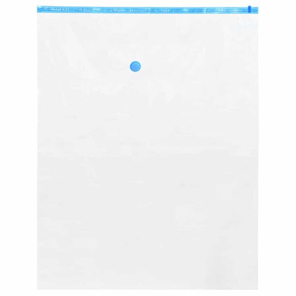 vidaXL Σακούλες Αποθήκευσης 10 pcs Διαφανές και Μπλε 100 x 80 cm