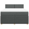 vidaXL &Kappa;&rho;&epsilon;&beta;ά&tau;&iota; Boxspring &mu;&epsilon; &Sigma;&tau;&rho;ώ&mu;&alpha; &Sigma;&kappa;&omicron;ύ&rho;&omicron; &Gamma;&kappa;&rho;&iota; 160x200 &epsilon;&kappa; &Upsilon;&phi;&alpha;&sigma;&mu;ά&tau;&iota;&nu;&omicron;