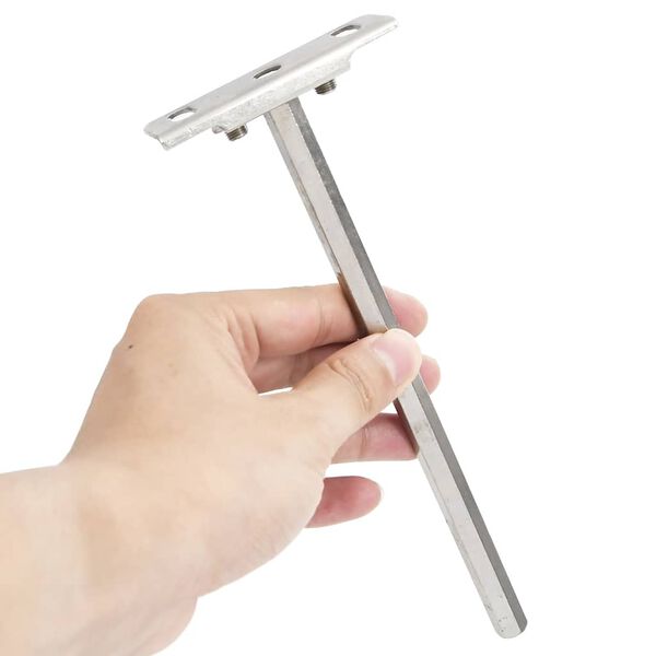 vidaXL &Pi;&lambda;&omega;&tau;ά &sigma;&tau;&eta;&rho;ί&gamma;&mu;&alpha;&tau;&alpha; &rho;&alpha;&phi;&iota;ώ&nu; 12 &tau;&epsilon;&mu;. &Oslash;12x200 &chi;&iota;&lambda;. &Alpha;&nu;&theta;&rho;&alpha;&kappa;&omicron;&chi;ά&lambda;&upsilon;&beta;&alpha;&sigmaf;