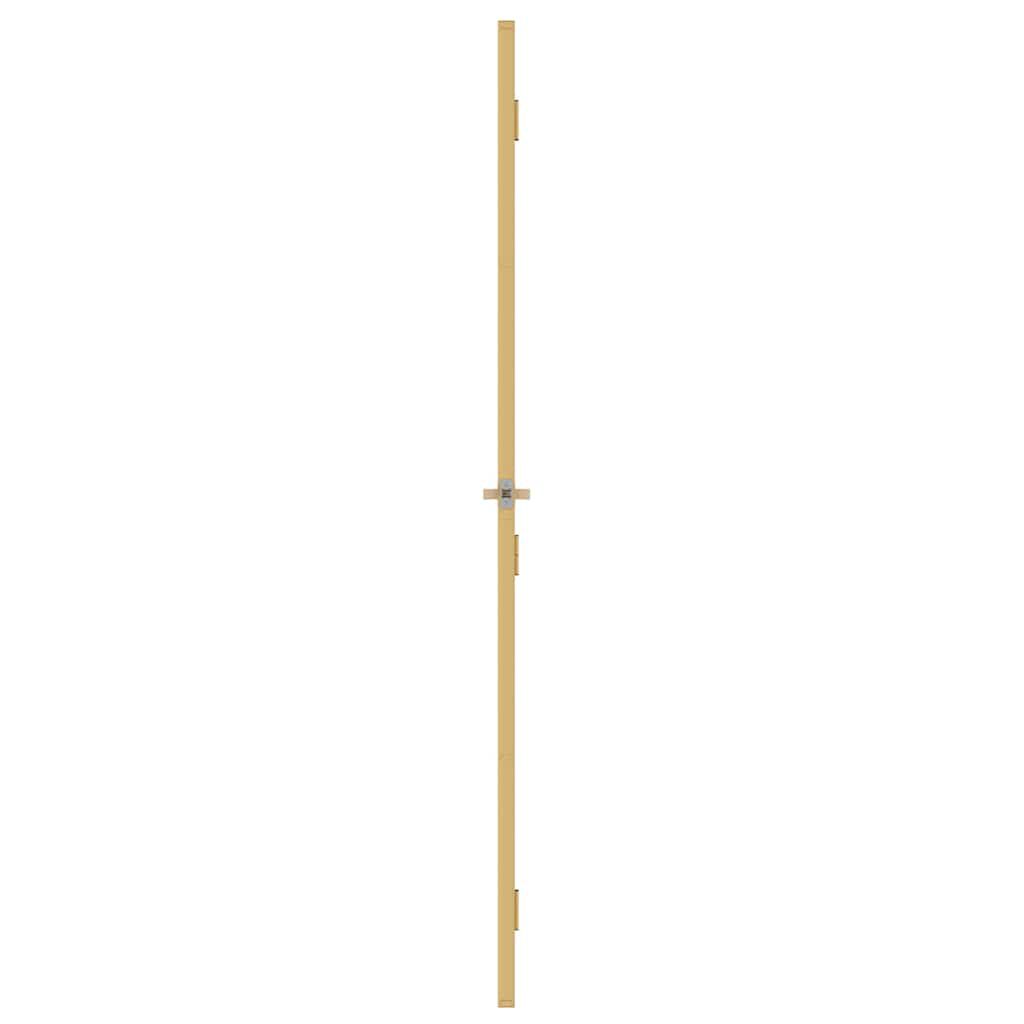 vidaXL Εσωτερική Πόρτα Χρυσή 76 x 201,5 εκ. Ψημένο Γυαλί & Αλουμίνιο