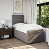 vidaXL &Kappa;&rho;&epsilon;&beta;ά&tau;&iota; Boxspring &mu;&epsilon; &Sigma;&tau;&rho;ώ&mu;&alpha; Taupe 80x200 &epsilon;&kappa;. &Upsilon;&phi;&alpha;&sigma;&mu;ά&tau;&iota;&nu;&omicron;
