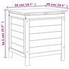 vidaXL Μπαούλο Αποθ. Κήπου Καφέ 50x49x56,5 εκ. Μασίφ Ξύλο Ελάτης