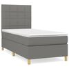 vidaXL &Kappa;&rho;&epsilon;&beta;ά&tau;&iota; Boxspring &mu;&epsilon; &Sigma;&tau;&rho;ώ&mu;&alpha; &Sigma;&kappa;&omicron;ύ&rho;&omicron; &Gamma;&kappa;&rho;&iota; 90x190 &epsilon;&kappa;. &Upsilon;&phi;&alpha;&sigma;&mu;ά&tau;&iota;&nu;&omicron;